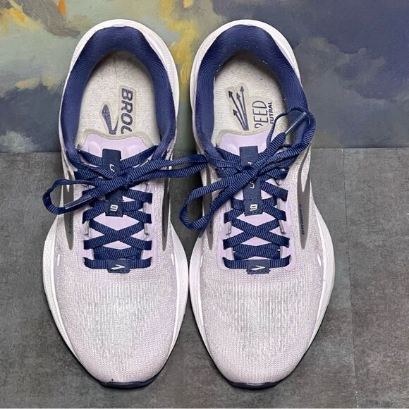 Brooks Launch 9 1203731B588 Lilac & Silver Women's Running Shoes Size 6.5B - Picture 10 of 16